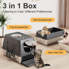 Open configuration offers easy access and quick cleaning for busy households.
