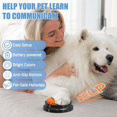 Fzixvow Dog Buttons Talk color-coded keys assist quick command associations.