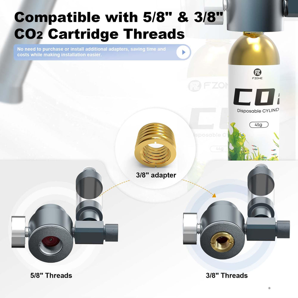 FZONE threaded interface adapter for 5/8 and 3/8 compatibility