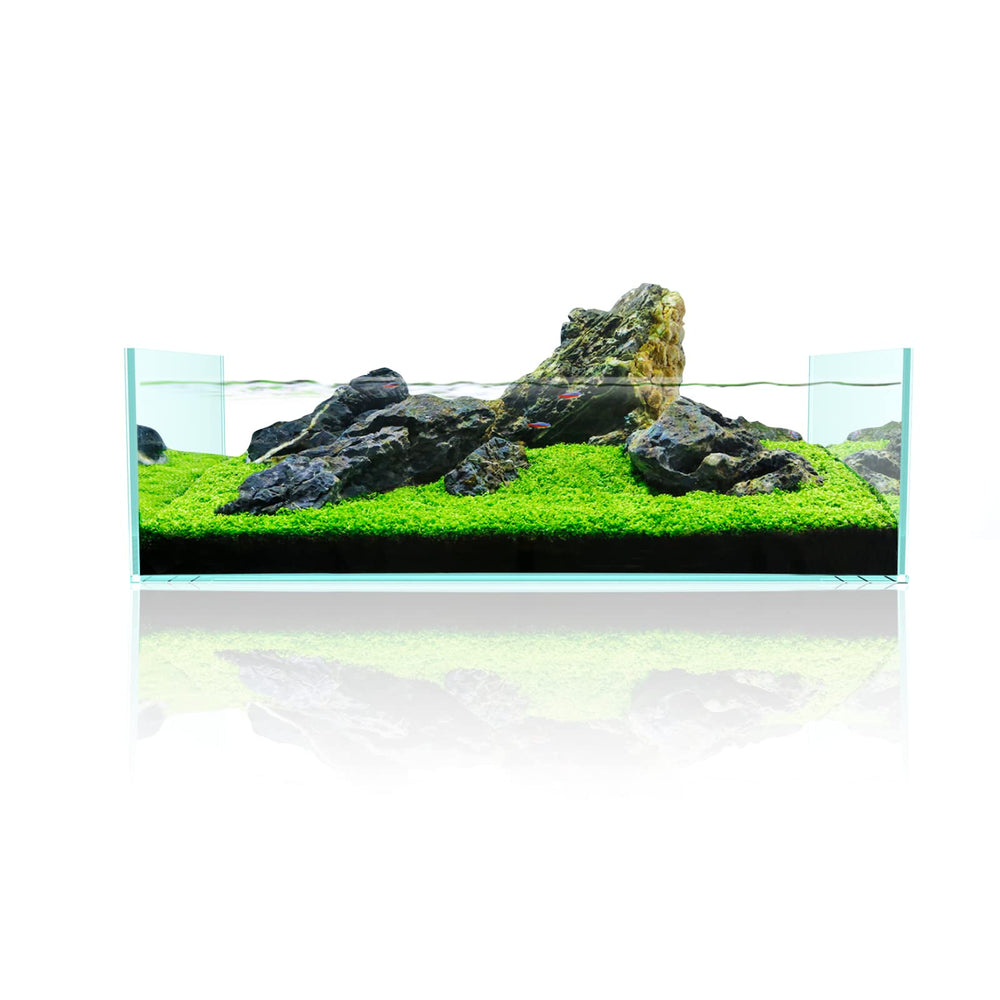FZONE Anata 9Gal tank with black foam leveling mat ready for setup