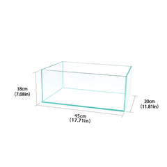 FZONE Anata NovaClear rimless tank front view highlighting seamless display