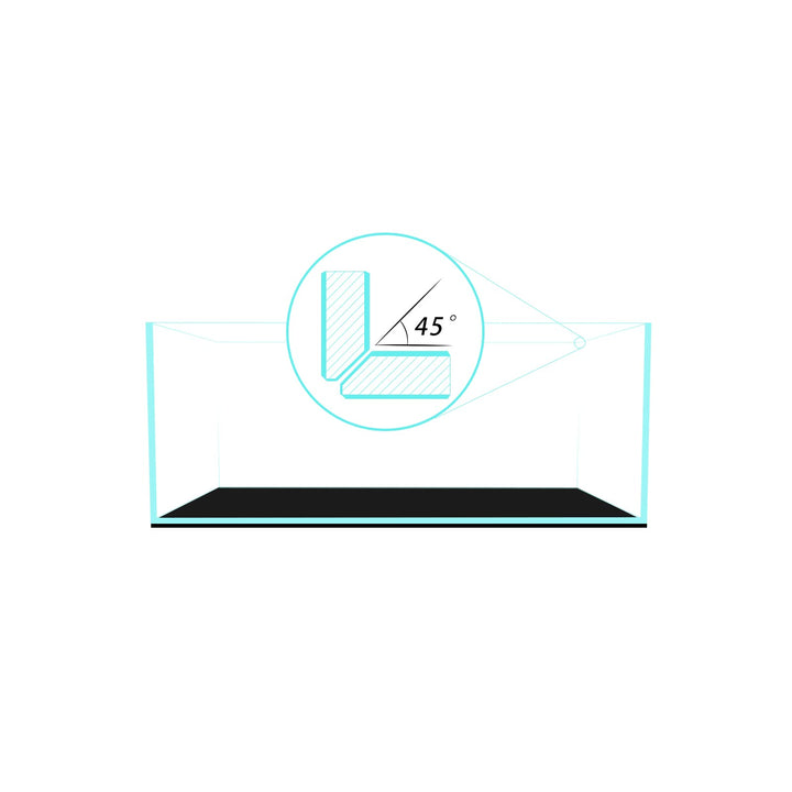 FZONE Anata NovaClear tank top view showing clarity and shallow profile for versatile setups