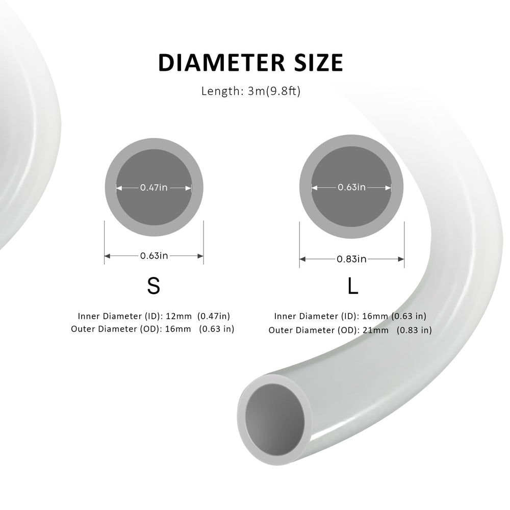 Kink-resistant PU tubing from FZONE supports reliable aquarium connections