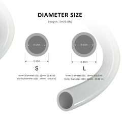 Kink-resistant PU tubing from FZONE supports reliable aquarium connections
