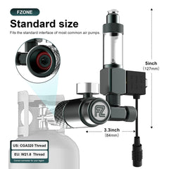 FZONE premium diffuser delivers ultra-fine bubbles for CO2 dissolution.