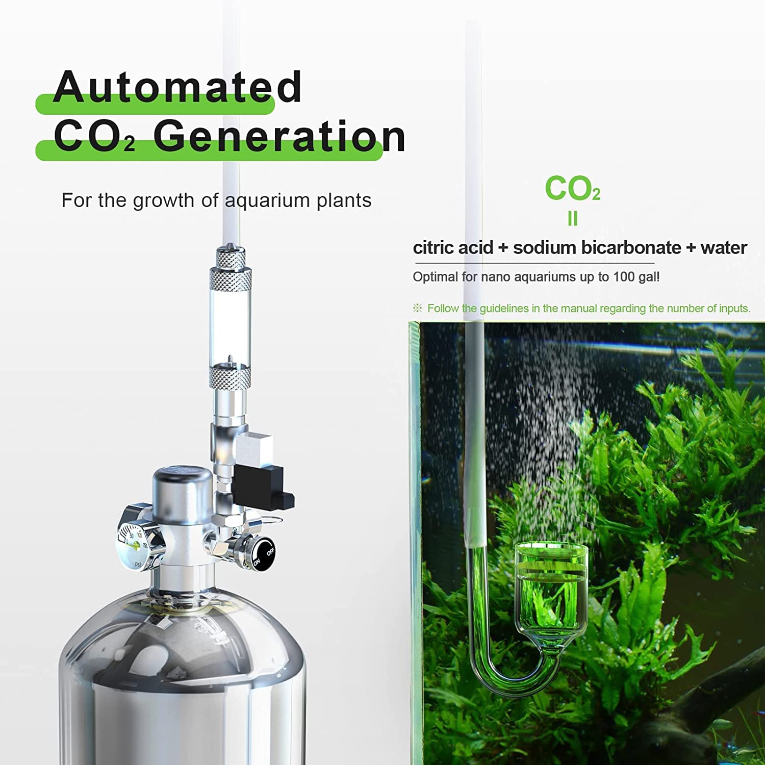 FZONE regulator dial pictured for precise CO2 control in planted tanks