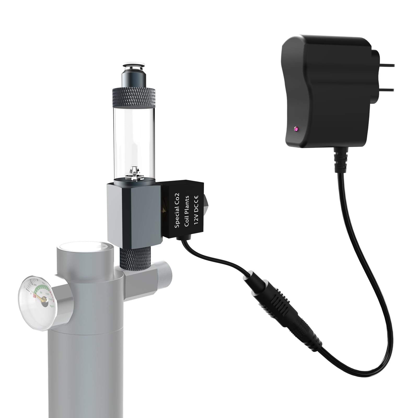 FZONE CO2 solenoid valve connector detail highlights adapter compatibility