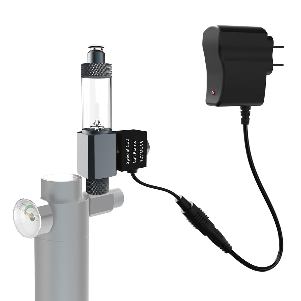 FZONE CO2 solenoid valve connector detail highlights adapter compatibility