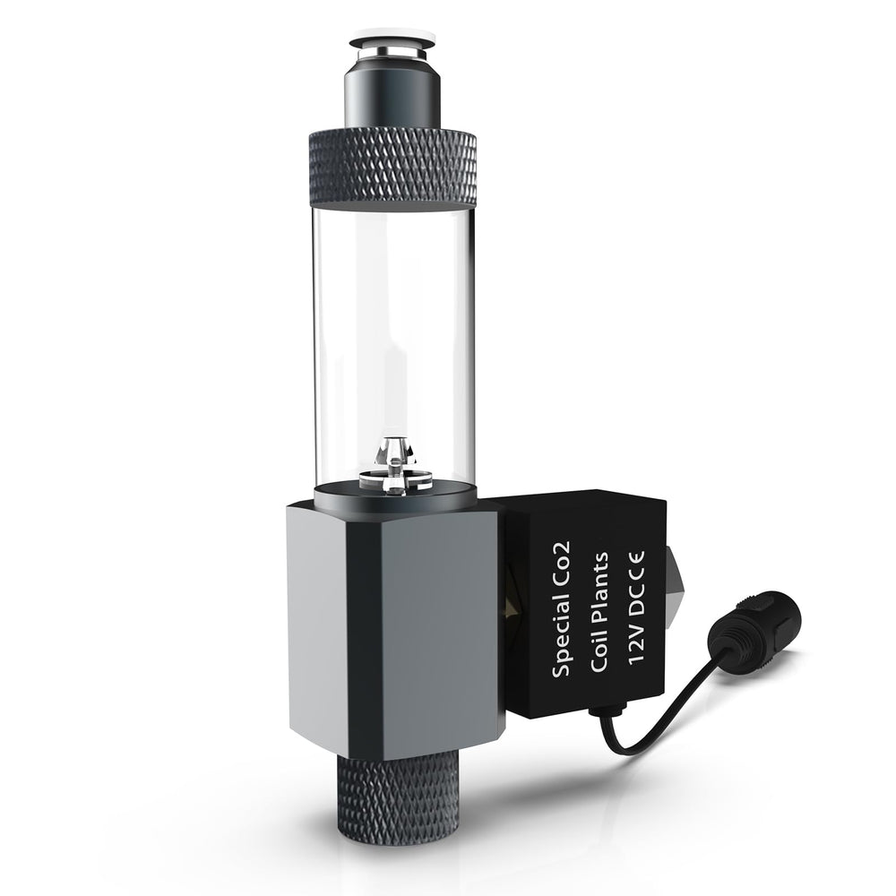 FZONE CO2 solenoid valve with adapter for desktop aquarium integration