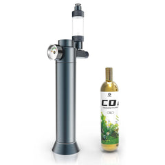 FZONE desktop CO2 system shown in compact desk setup for nano aquariums