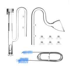 FZONE glass lily pipe inflow skimmer auto-adjusts on water surface