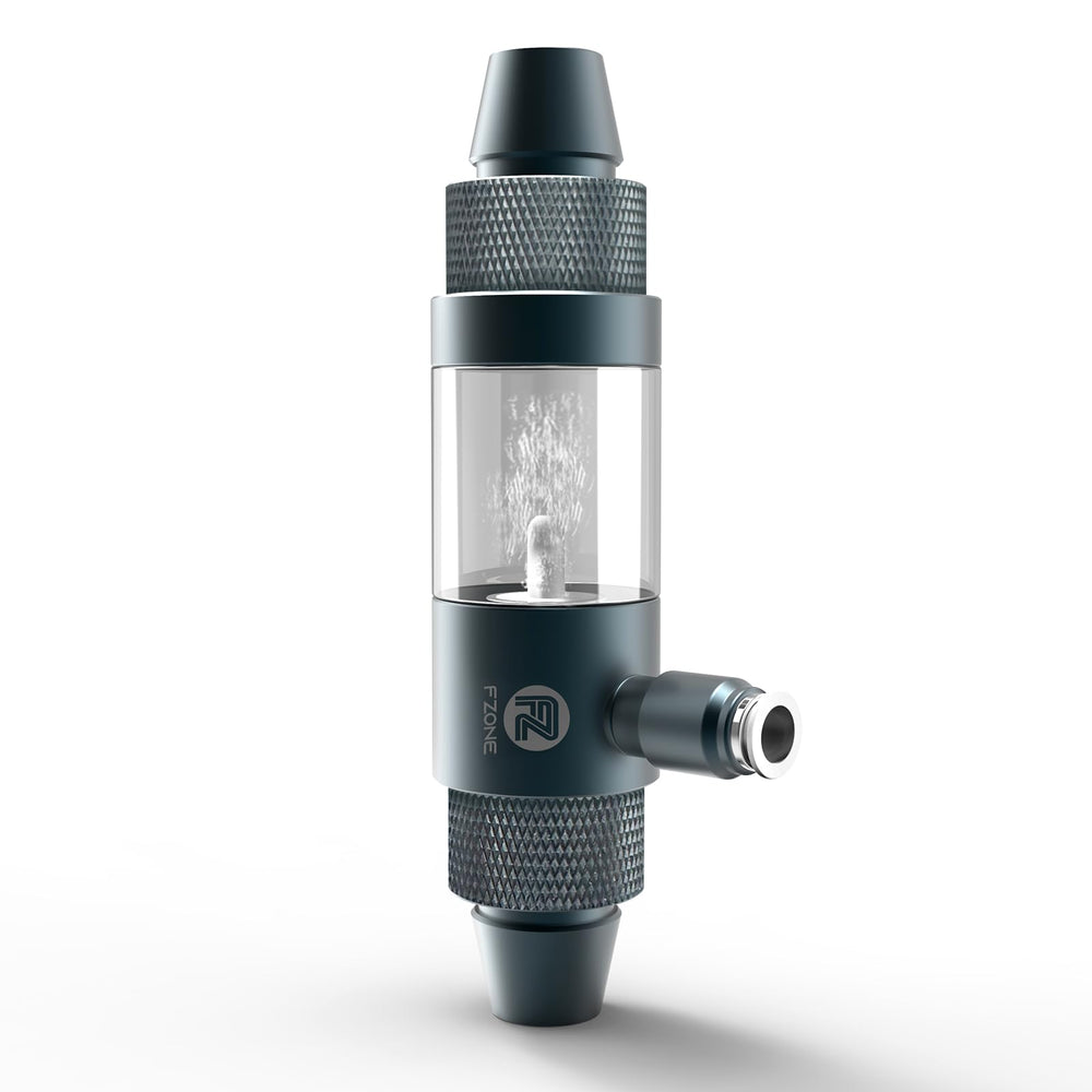FZONE Inline CO2 Diffuser outflow mount improves setup with even CO2 delivery.