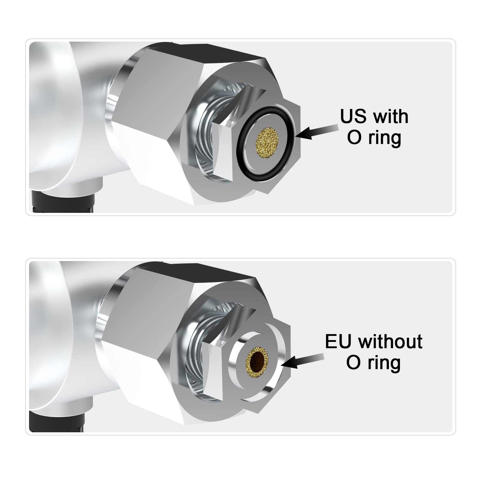 Built-in safety valve automatically releases excess pressure.
