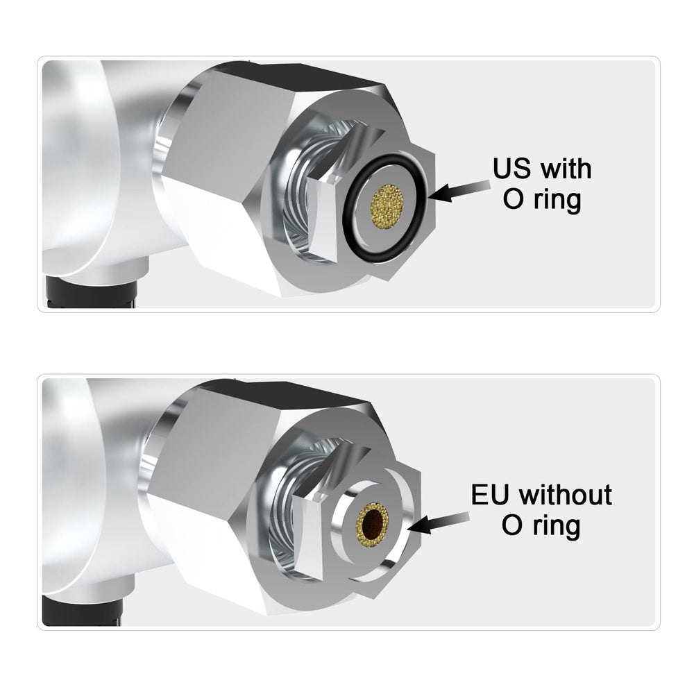 Built-in safety valve automatically releases excess pressure.