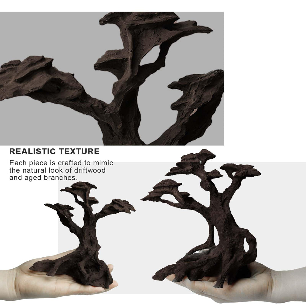 FZONE resin driftwood foreground background setup for layered design