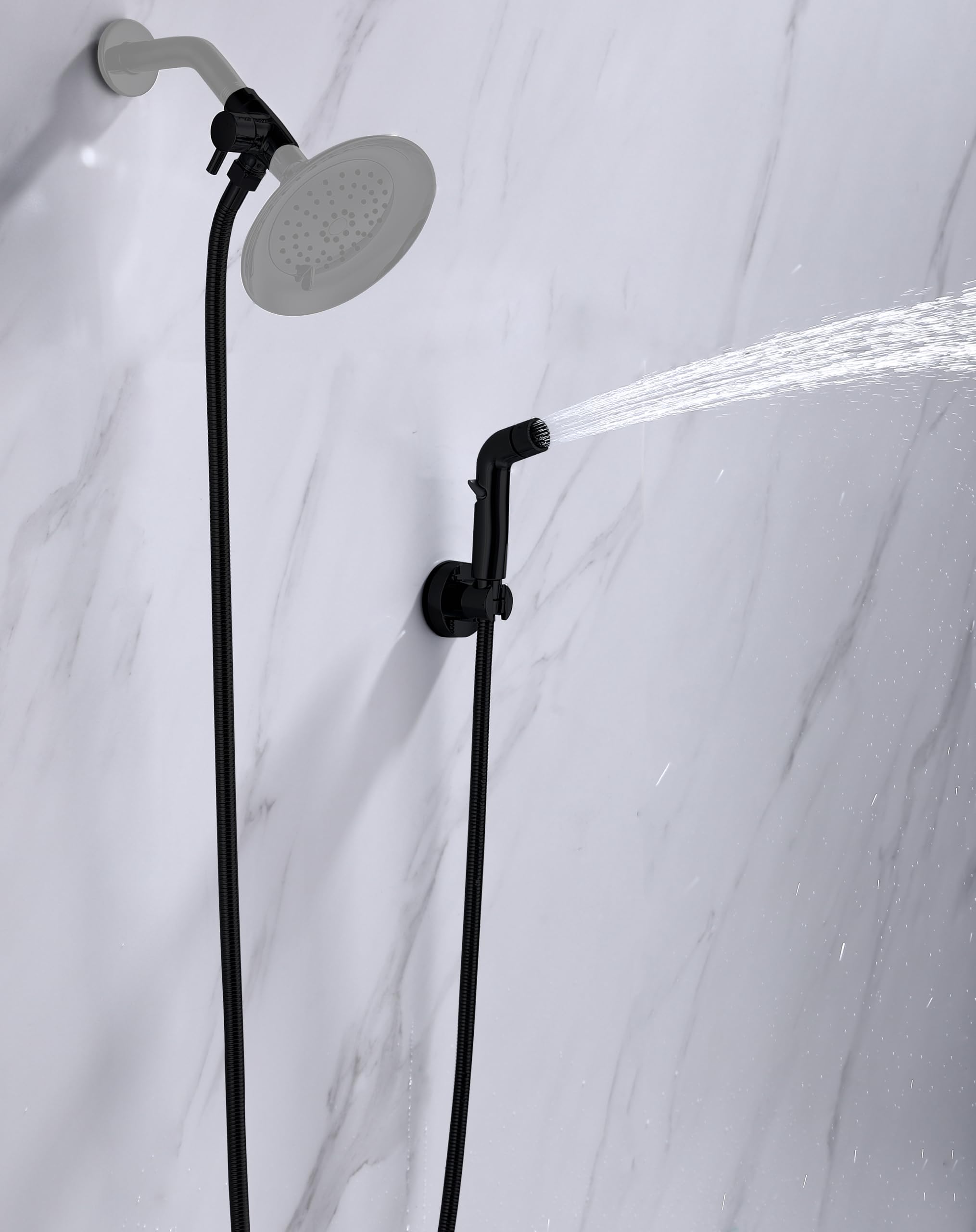 G-Promise dog shower sprayer attachment metal hose connection emphasizes durability