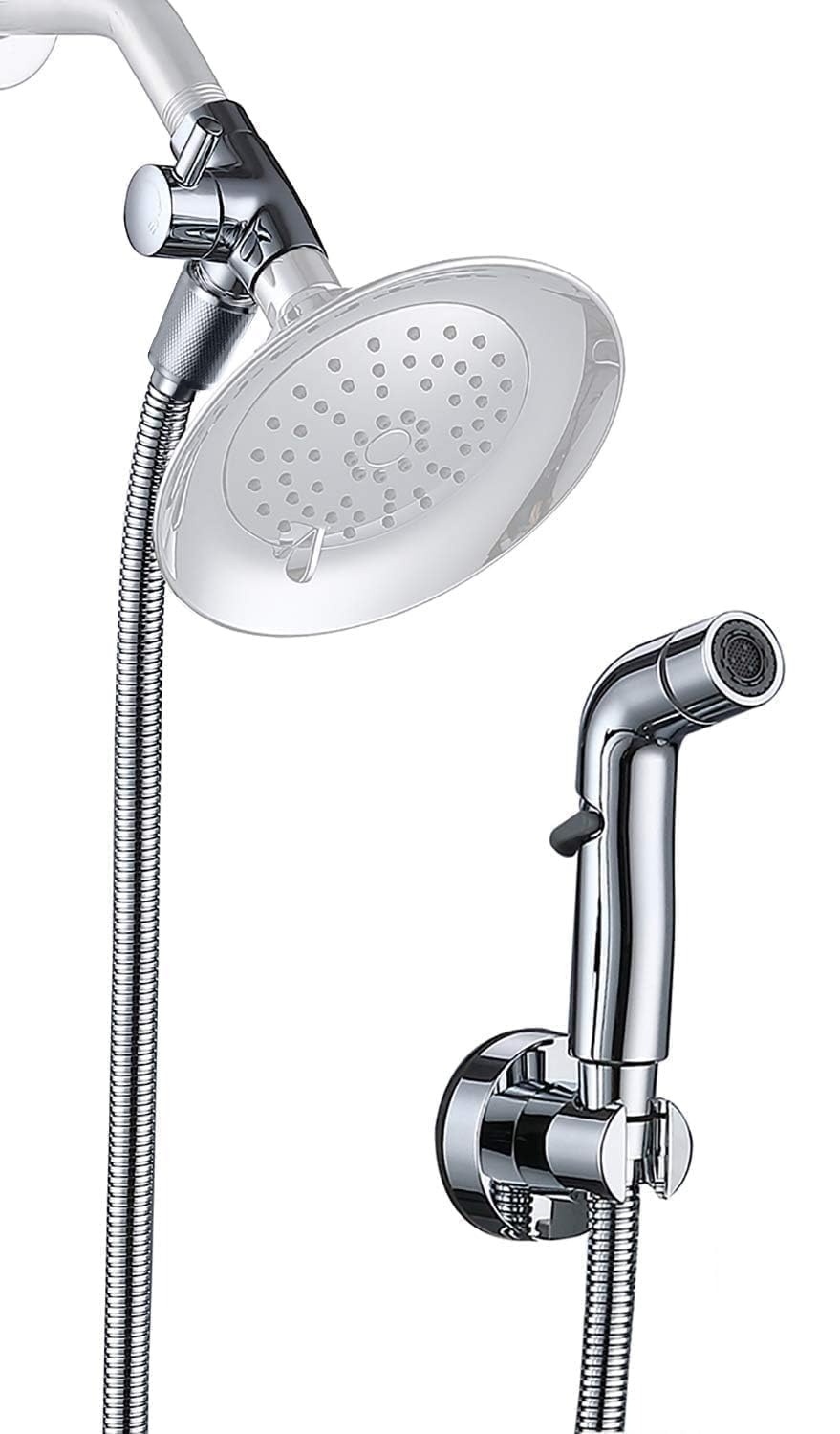G-Promise chrome dog shower sprayer for quick, controlled pet washing.