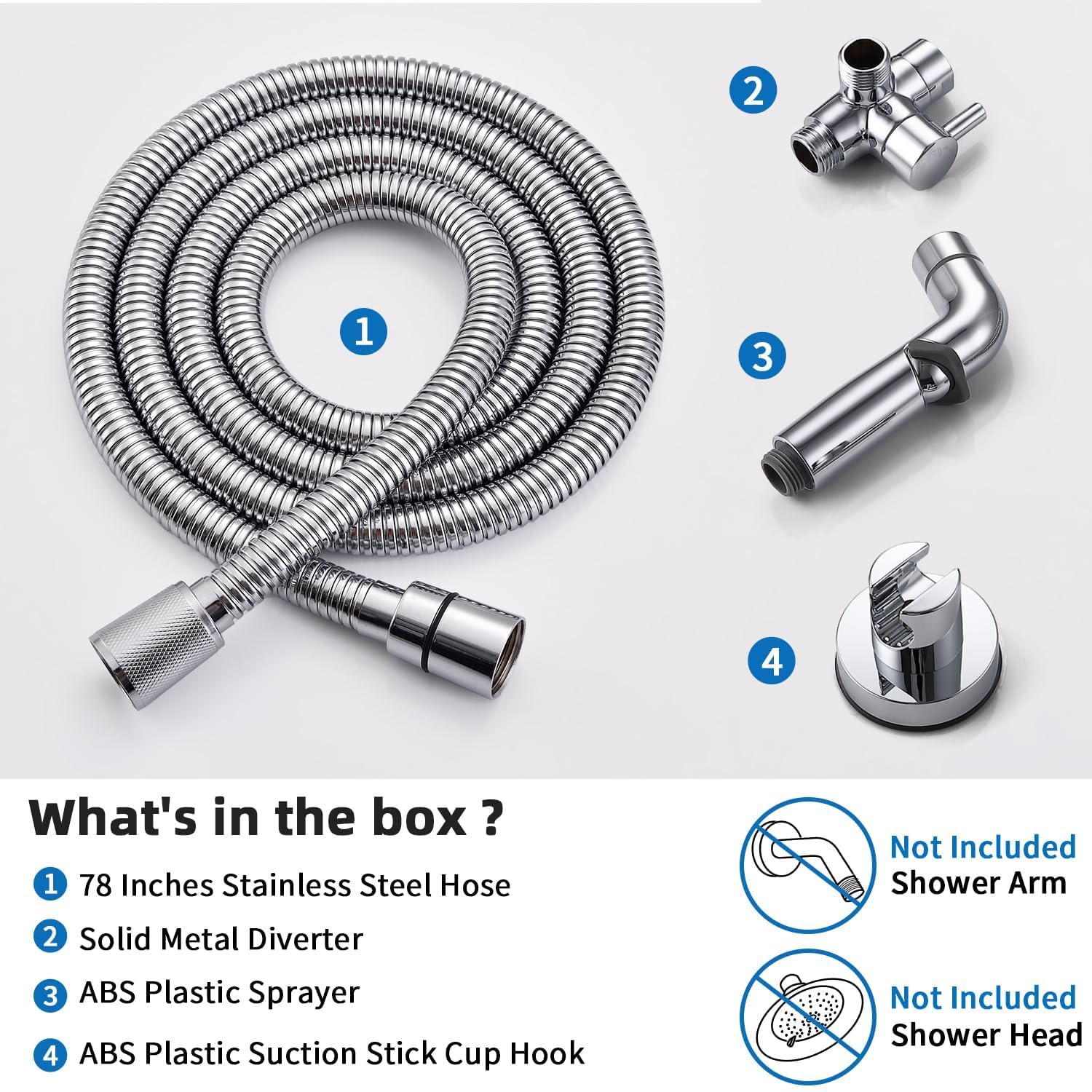G-Promise flexible stainless hose stands up to daily use.