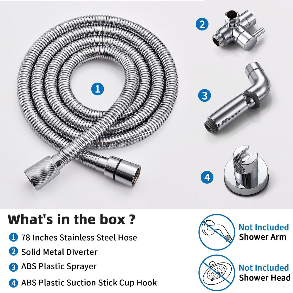 G-Promise flexible stainless hose stands up to daily use.