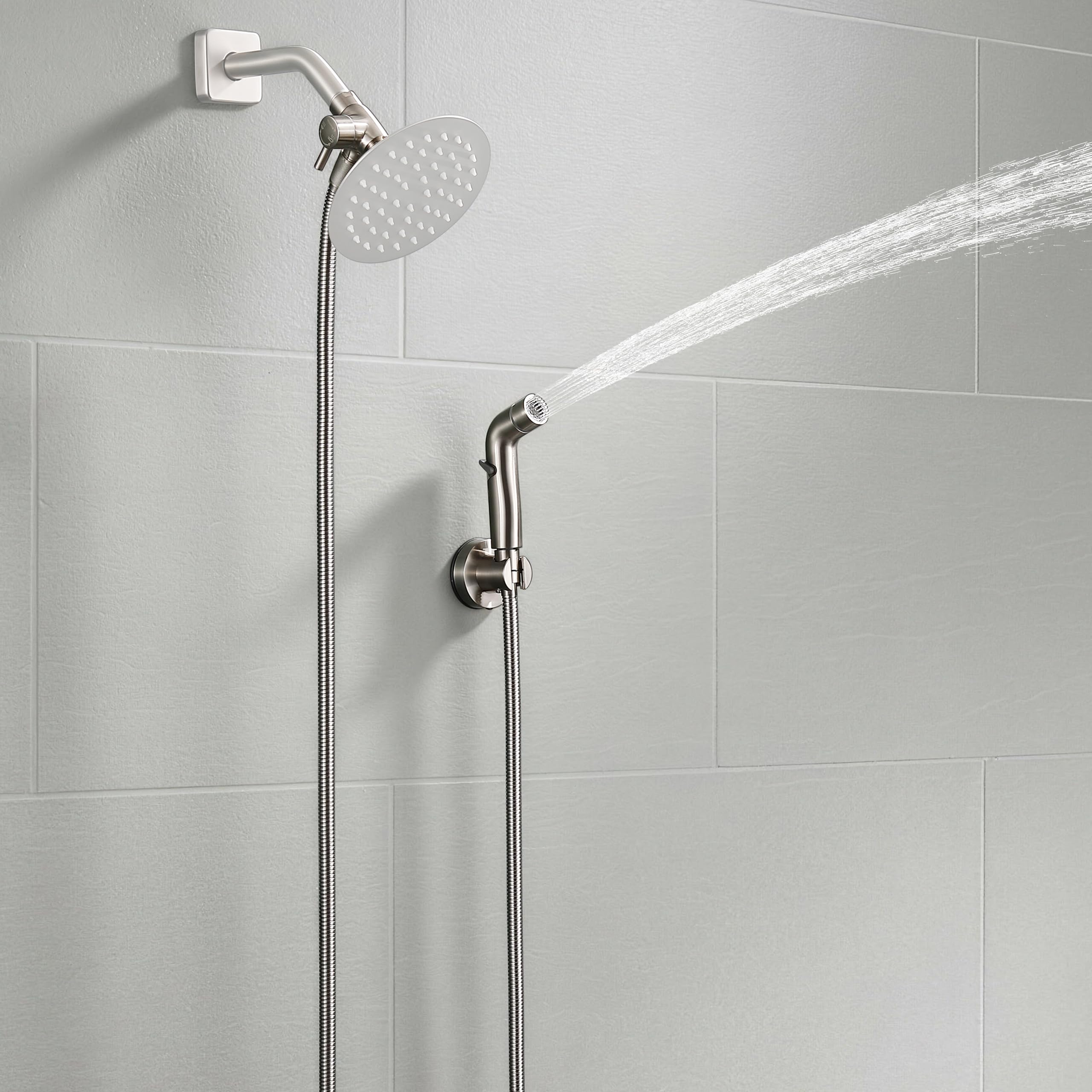 G-Promise no-drill attachment for simple bathroom mounting.