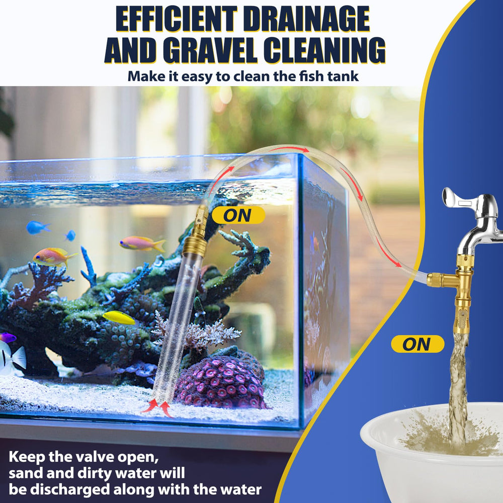 GADFISH quiet operation keeps aquarium routine peaceful.