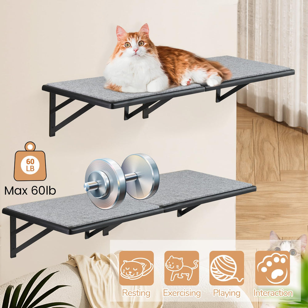 GADKE easy-install shelves simplify setup and maximize wall space for play