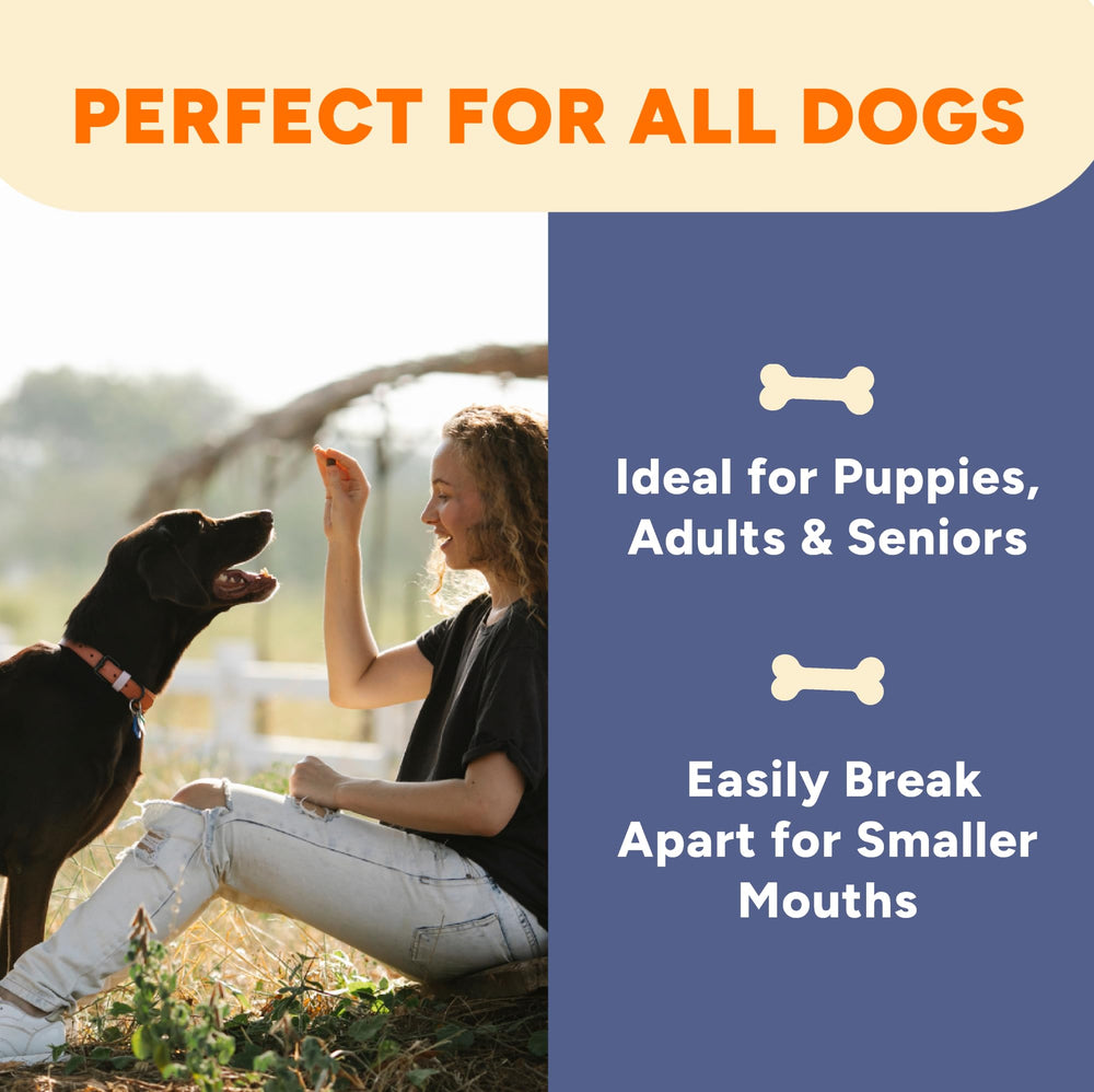 Natural fiber content emphasizes digestive-friendly chews with high-fiber benefits