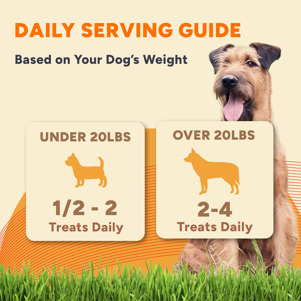 Limited ingredient label features pumpkin, sweet potato, vitamins A and C