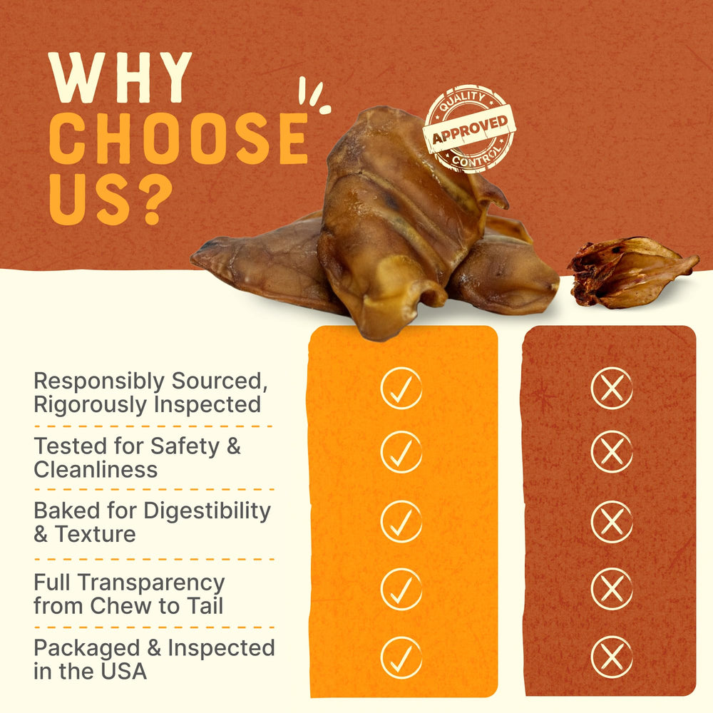 GAINES Pig Ears are easily digestible and hormone-free.