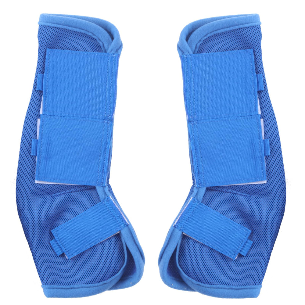 Gallopoff horse fly boots contoured-fit shield against rubbing and chafing.