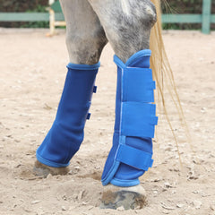 Gallopoff horse fly boots wide-fasteners stay secure without discomfort.