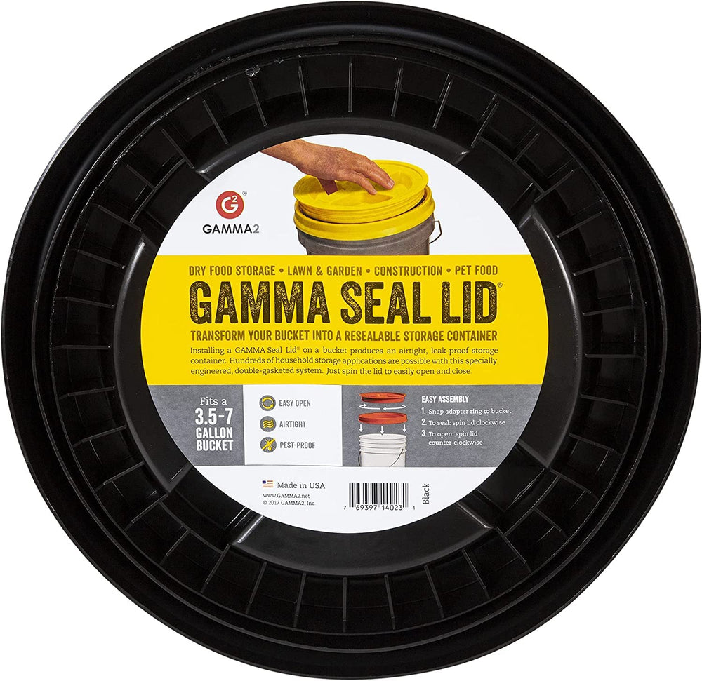 Close-up of the gasket shows leak-proof sealing with Gamma Seal Lid.