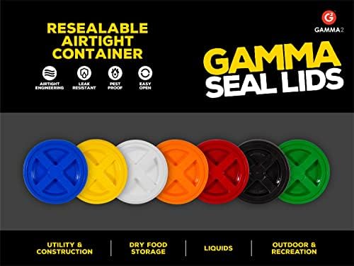 Gamma2 Gamma Seal Lid made from recyclable materials for eco storage.