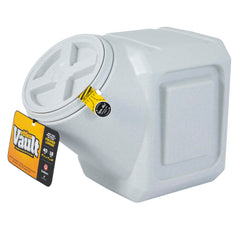 Gamma2 Vittles Vault Outback 40 lb capacity stores dry pet food while preserving freshness.