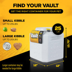 Gamma2 Vittles Vault blocks pests to protect dry pet food.