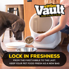 Gamma2 Vittles Vault pest seal close-up demonstrating protection against odors and pests.