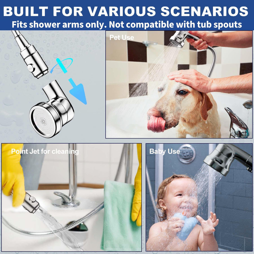 Ganciu adhesive holder supports stable, hands-free setup during baths