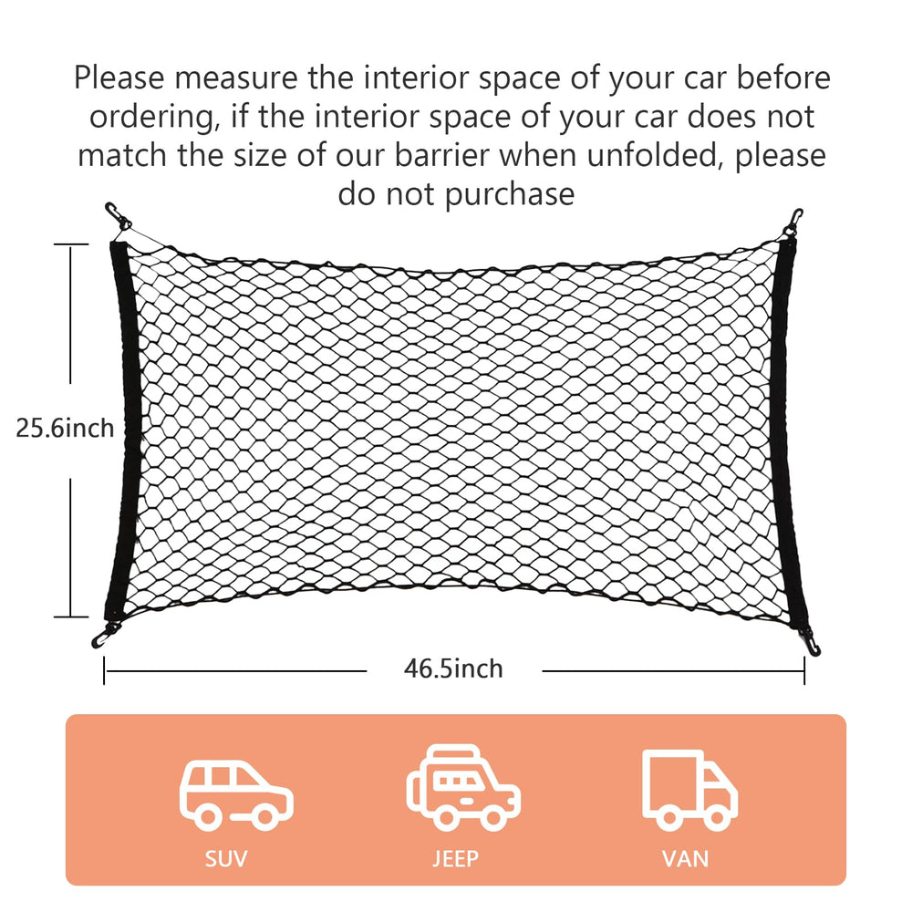 GAOSPD barrier suits small to large dogs for safe journeys.