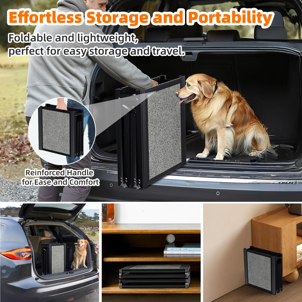 GAOYITK dog ramp is suitable for indoor use on beds or stairs.