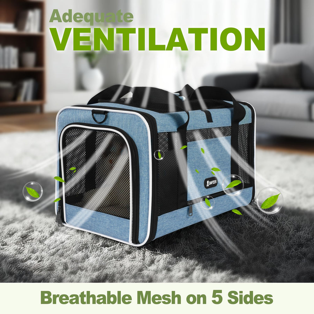GAPZER 360° ventilation mesh for constant airflow around the pet