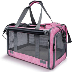 GAPZER cat carrier dimensions show roomy space for medium and large cats.