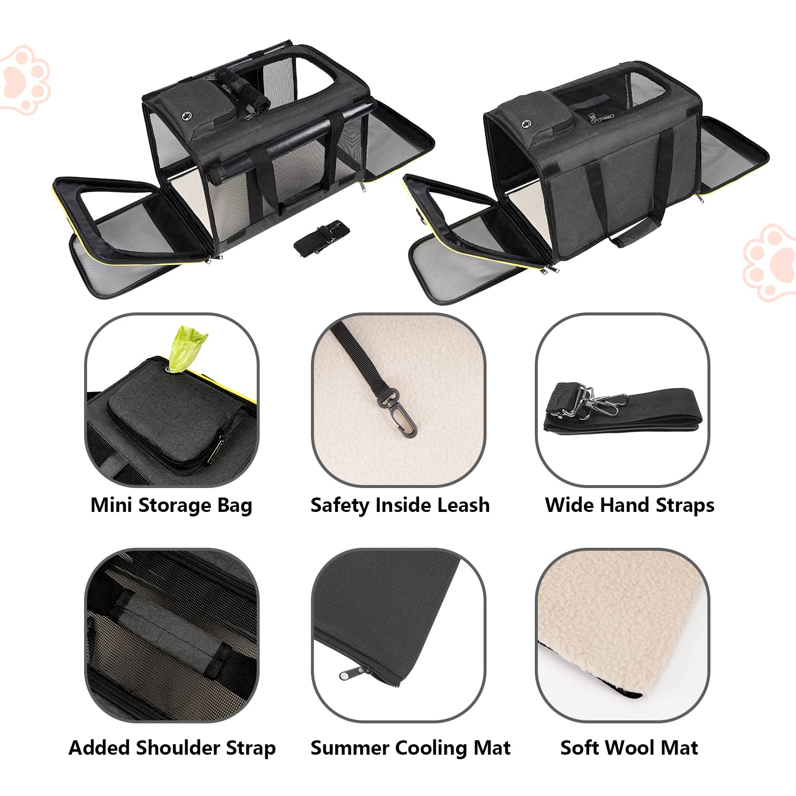 GAPZER durable oxford fabric stands up to daily use.