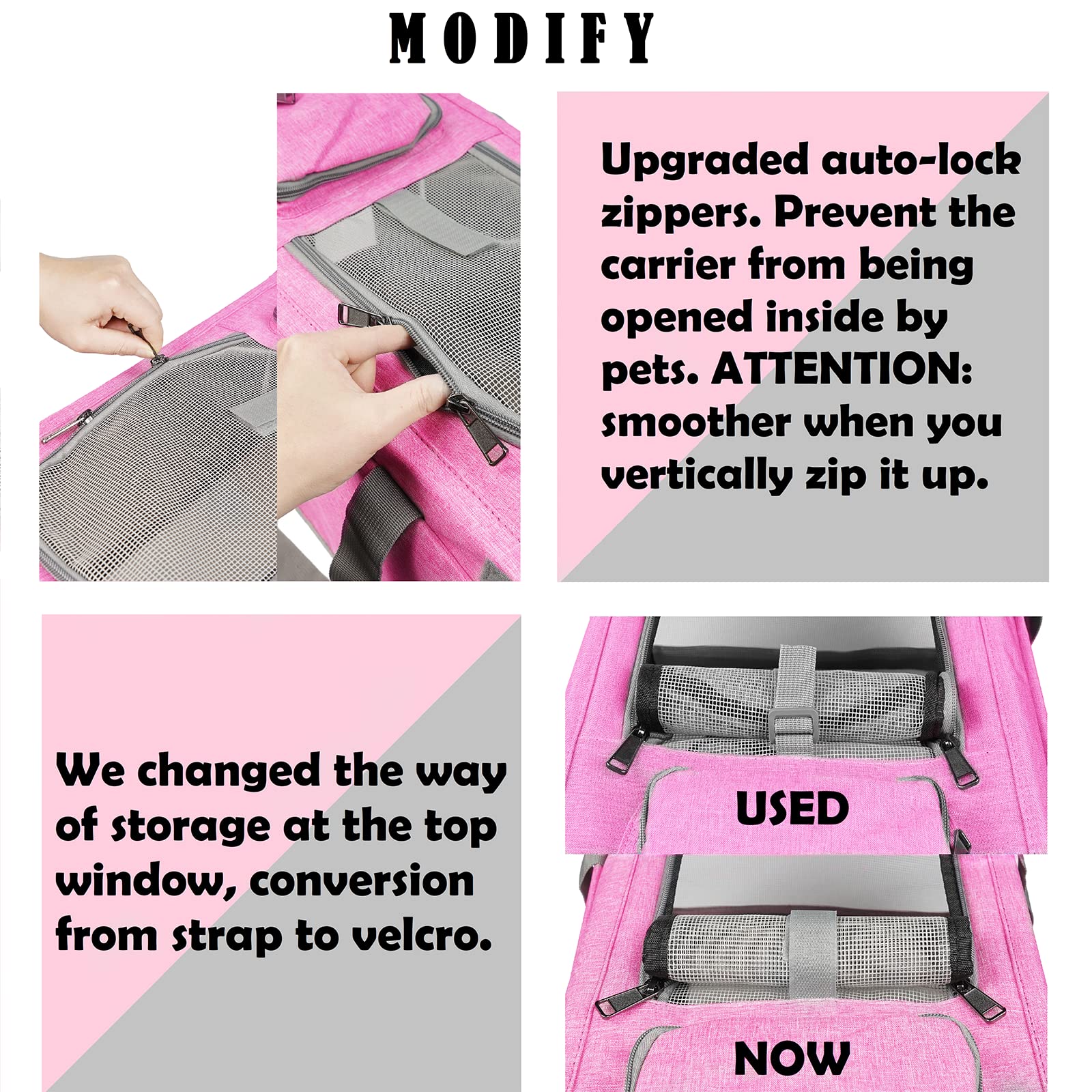 GAPZER cat carrier folded pad demonstrates space-saving portability.