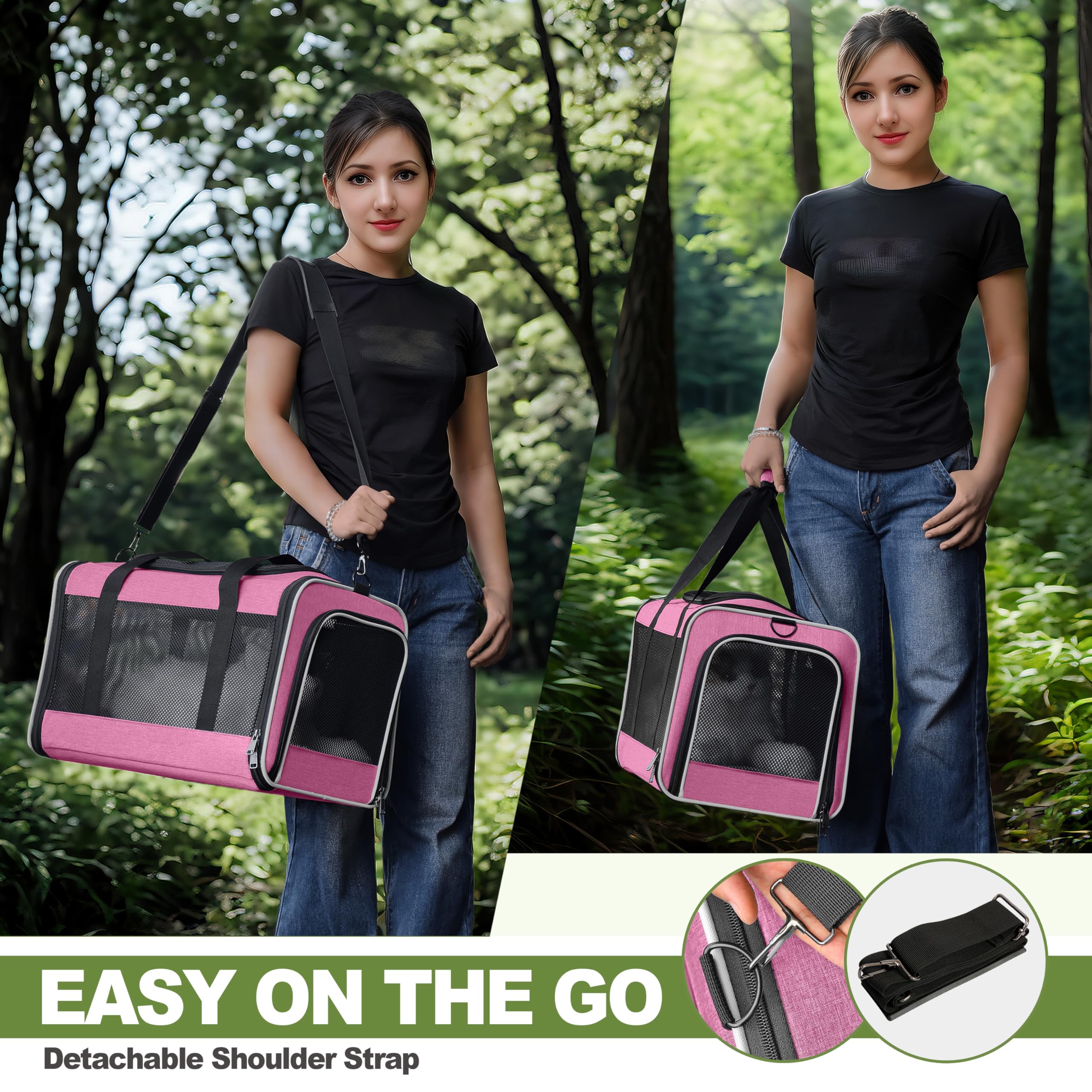 GAPZER cat carrier seatbelt attachment compatibility for car safety
