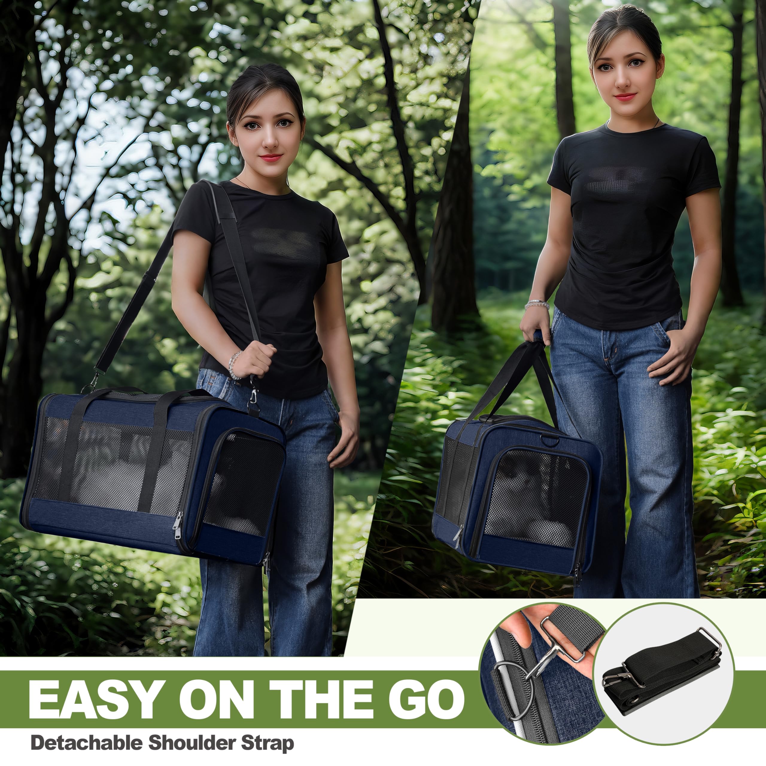 GAPZER side-panel pocket converts into toy or treat storage on the go.
