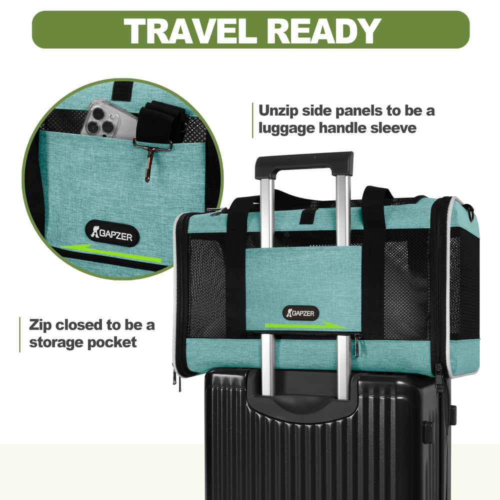 GAPZER adjustable detachable shoulder strap for hands-free travel
