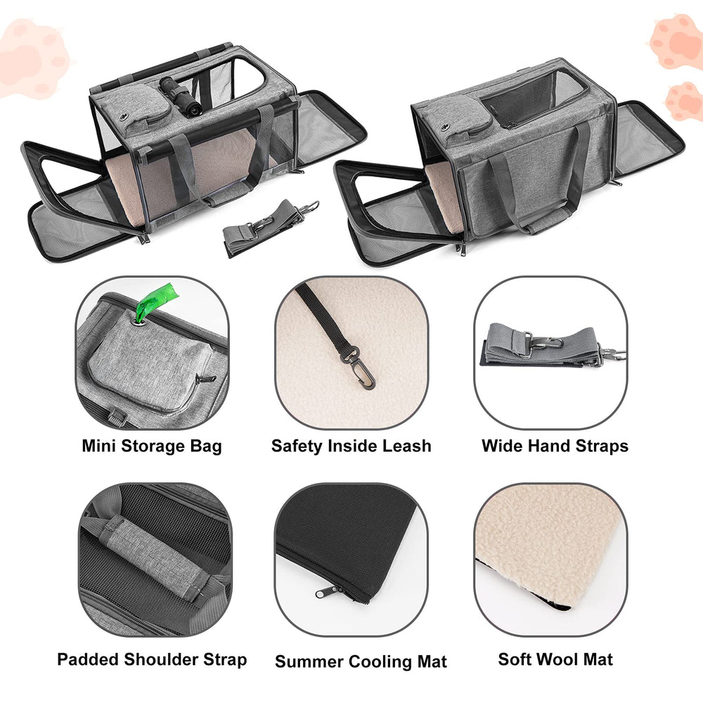 GAPZER carrier liner is washable and keeps the interior clean and cozy.