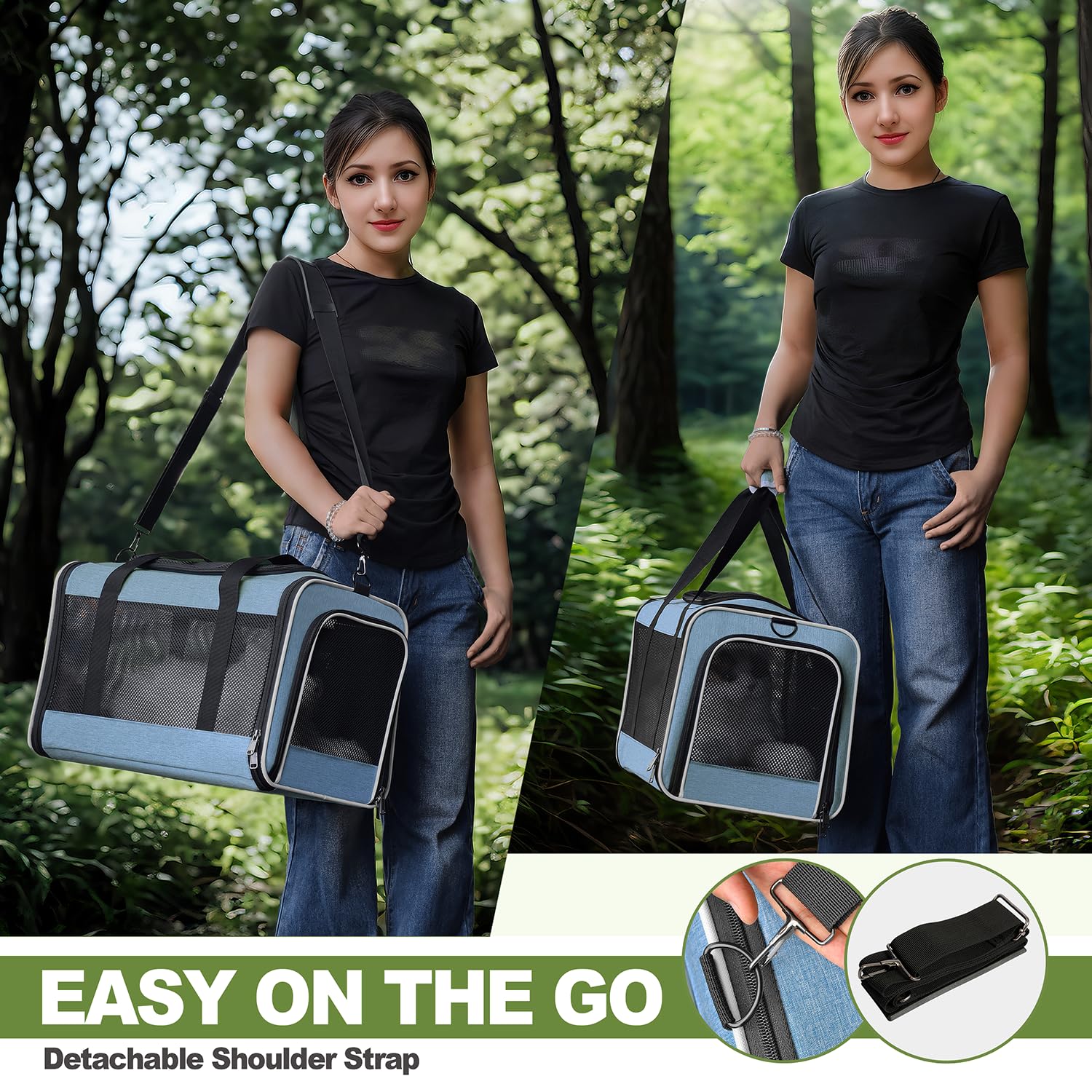 GAPZER collapsible storage pockets for toys and treats on the go
