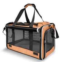 GAPZER Dog Carry Bag foldable travel kennel for small pets