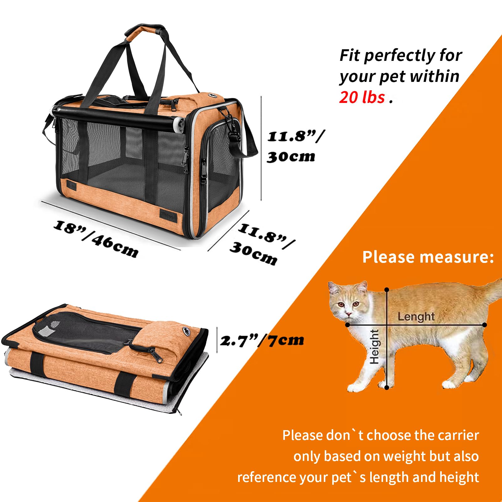 GAPZER Dog Carry Bag private roller blinds to calm pets